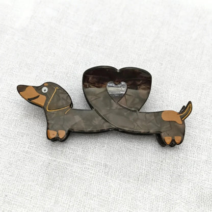 Cute Dachshund Hair Clip