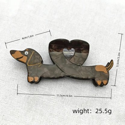 Cute Dachshund Hair Clip