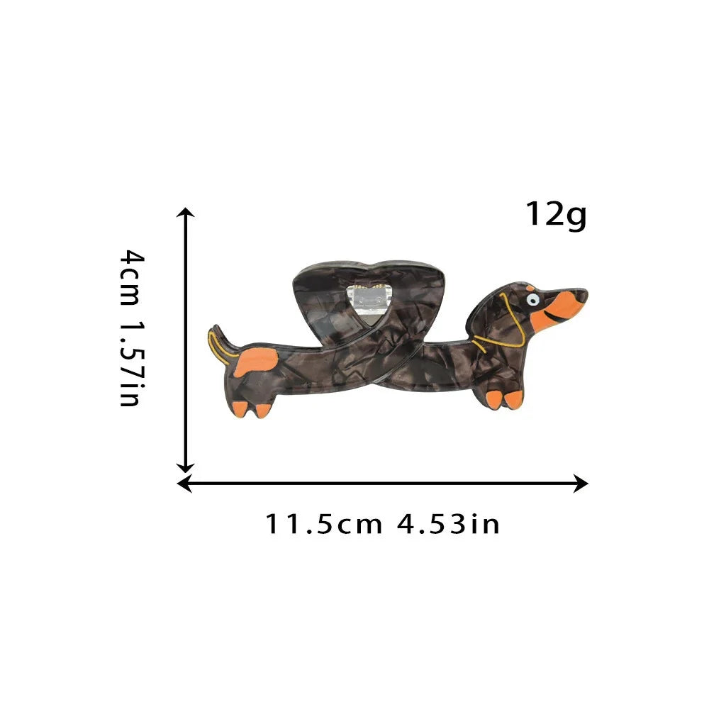Cute Dachshund Hair Clip