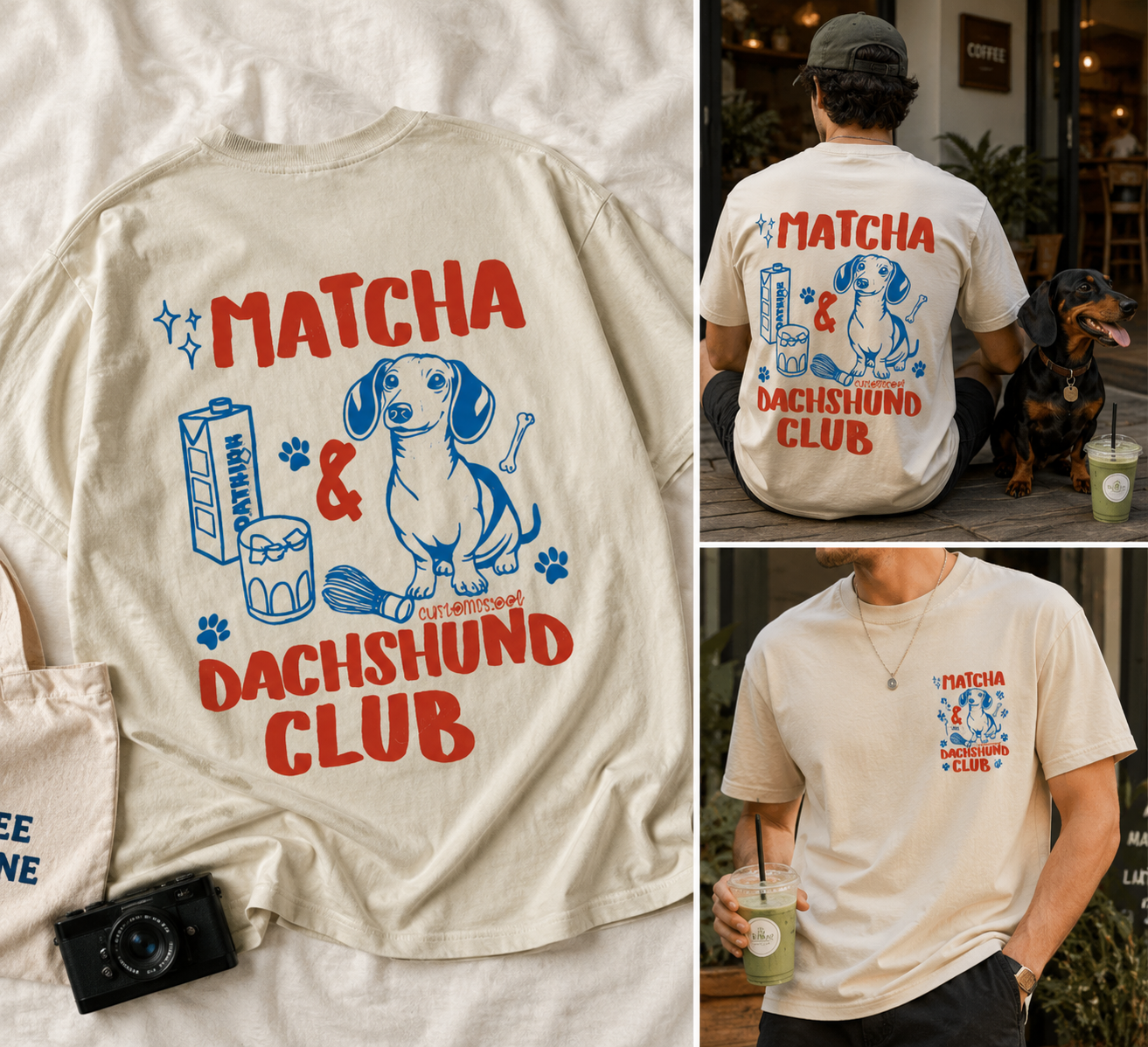 Matcha Dachshund Club Tee