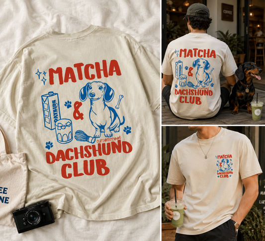 Matcha Dachshund Club Tee