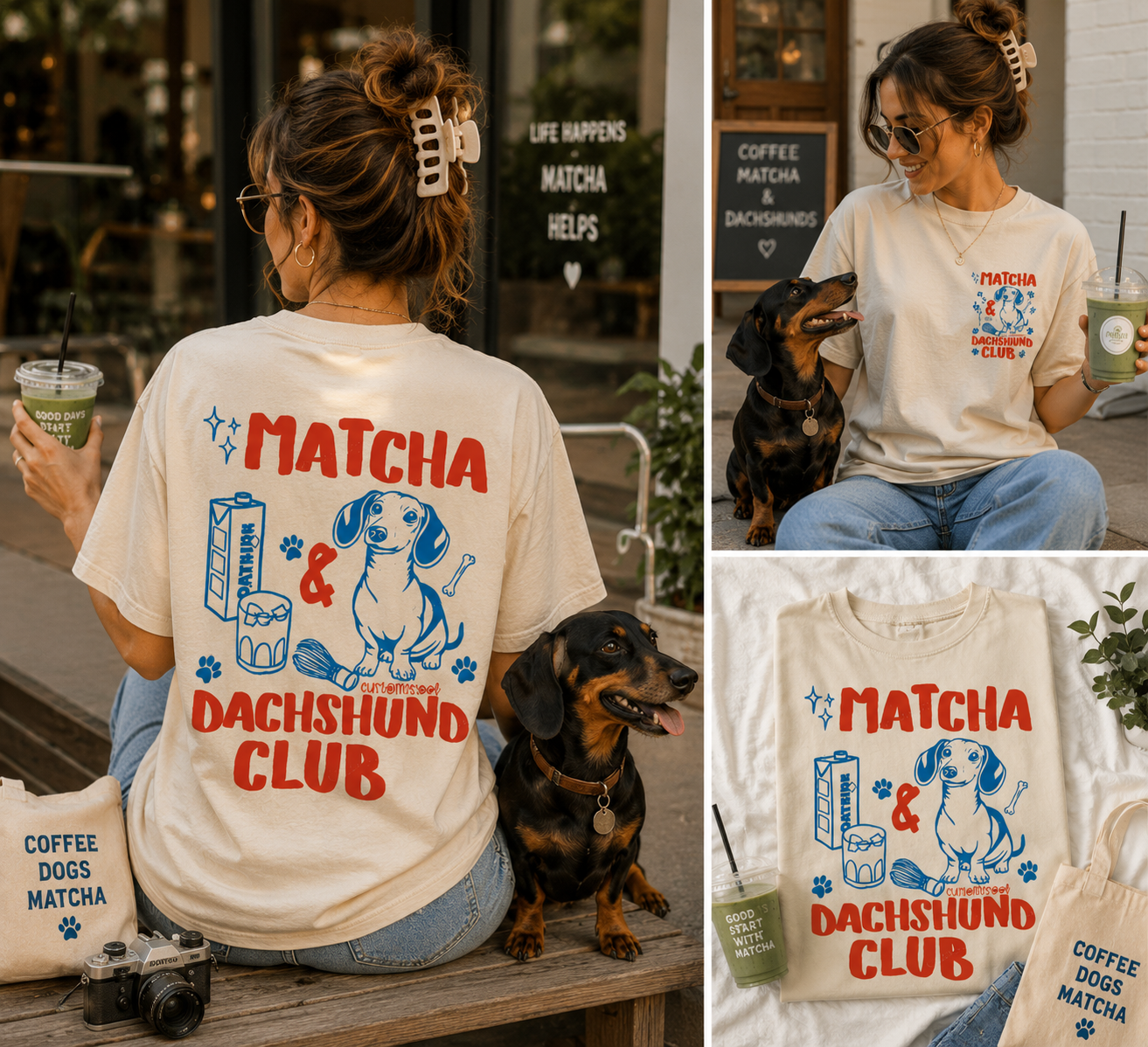 Matcha Dachshund Club Tee
