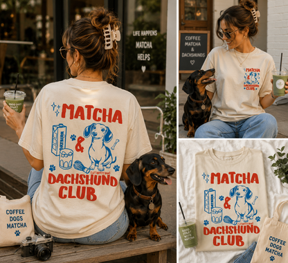 Matcha Dachshund Club Tee