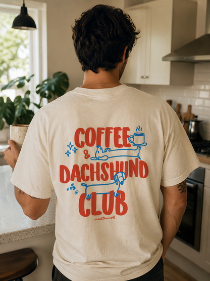 Coffee Dachshund Club Tee 2V