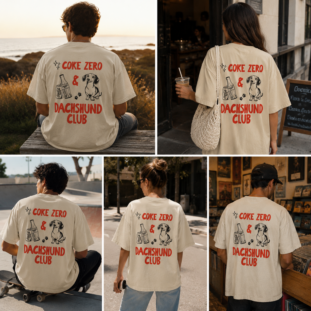 Coke Zero Dachshund Club Tee